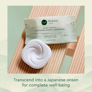💜 MyKirei by Kao Onsen Therapy Soothing Mineral Bath Soak NWT